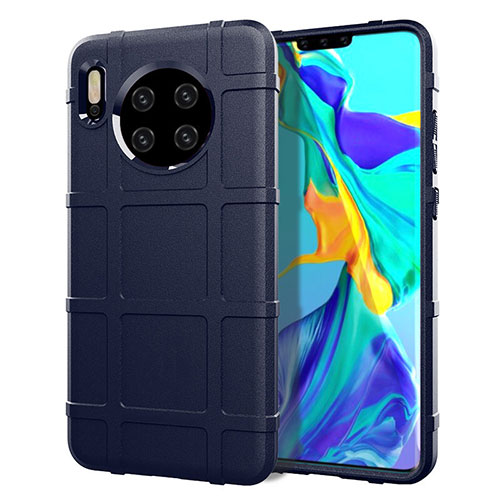 Ultra-thin Silicone Gel Soft Case 360 Degrees Cover C05 for Huawei Mate 30 Pro 5G Blue