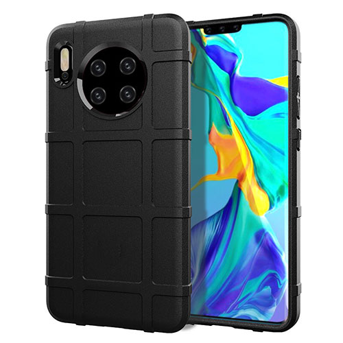 Ultra-thin Silicone Gel Soft Case 360 Degrees Cover C05 for Huawei Mate 30E Pro 5G Black