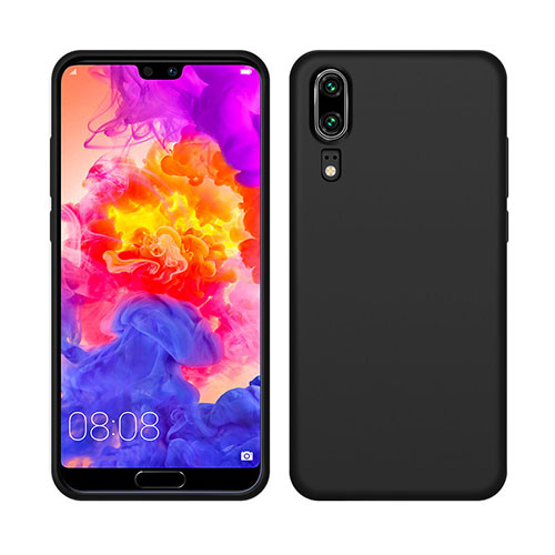 Ultra-thin Silicone Gel Soft Case 360 Degrees Cover C05 for Huawei P20 Black