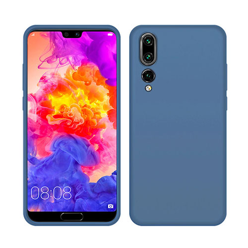 Ultra-thin Silicone Gel Soft Case 360 Degrees Cover C05 for Huawei P20 Pro Blue