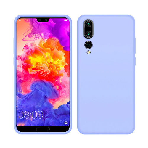 Ultra-thin Silicone Gel Soft Case 360 Degrees Cover C05 for Huawei P20 Pro Purple