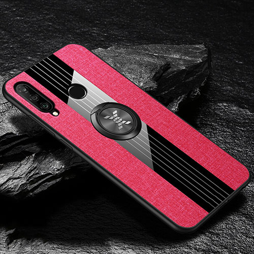 Ultra-thin Silicone Gel Soft Case 360 Degrees Cover C05 for Huawei P30 Lite Hot Pink