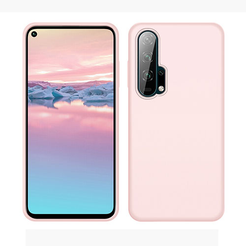 Ultra-thin Silicone Gel Soft Case 360 Degrees Cover C06 for Huawei Honor 20 Pro Pink
