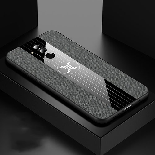 Ultra-thin Silicone Gel Soft Case 360 Degrees Cover C06 for Huawei Mate 20 Lite Dark Gray