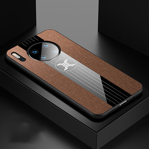 Ultra-thin Silicone Gel Soft Case 360 Degrees Cover C06 for Huawei Mate 30E Pro 5G Brown