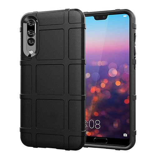 Ultra-thin Silicone Gel Soft Case 360 Degrees Cover C06 for Huawei P20 Pro Black