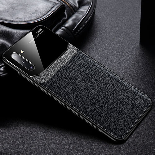 Ultra-thin Silicone Gel Soft Case 360 Degrees Cover C06 for Samsung Galaxy Note 10 5G Black