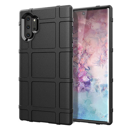 Ultra-thin Silicone Gel Soft Case 360 Degrees Cover C06 for Samsung Galaxy Note 10 Plus 5G Black