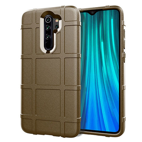 Ultra-thin Silicone Gel Soft Case 360 Degrees Cover C06 for Xiaomi Redmi Note 8 Pro Brown