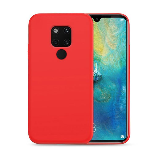 Ultra-thin Silicone Gel Soft Case 360 Degrees Cover C07 for Huawei Mate 20 Red