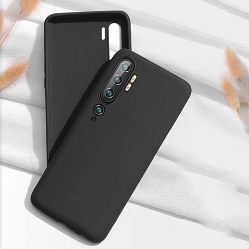 Ultra-thin Silicone Gel Soft Case 360 Degrees Cover C07 for Xiaomi Mi Note 10 Black