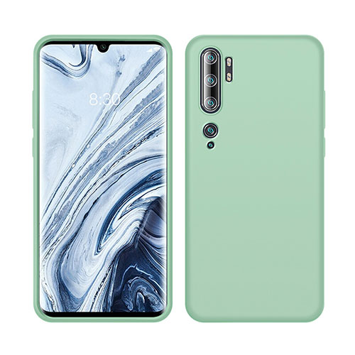 Ultra-thin Silicone Gel Soft Case 360 Degrees Cover C08 for Xiaomi Mi Note 10 Green