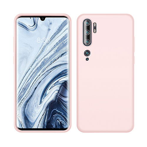 Ultra-thin Silicone Gel Soft Case 360 Degrees Cover C08 for Xiaomi Mi Note 10 Pink