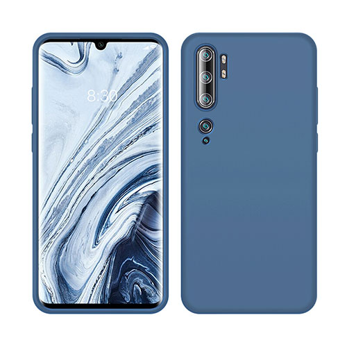 Ultra-thin Silicone Gel Soft Case 360 Degrees Cover C08 for Xiaomi Mi Note 10 Pro Blue