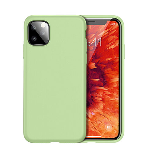 Ultra-thin Silicone Gel Soft Case 360 Degrees Cover for Apple iPhone 11 Pro Green
