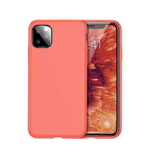 Ultra-thin Silicone Gel Soft Case 360 Degrees Cover for Apple iPhone 11 Pro Orange