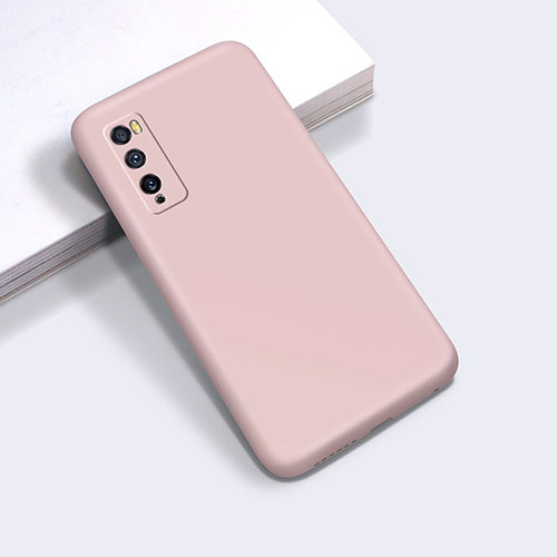 Ultra-thin Silicone Gel Soft Case 360 Degrees Cover for Huawei Enjoy 20 Pro 5G Pink