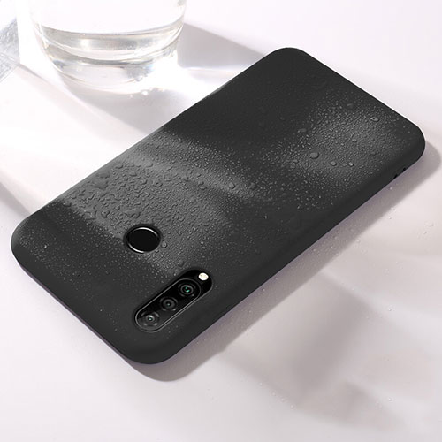 Ultra-thin Silicone Gel Soft Case 360 Degrees Cover for Huawei Nova 4e Black