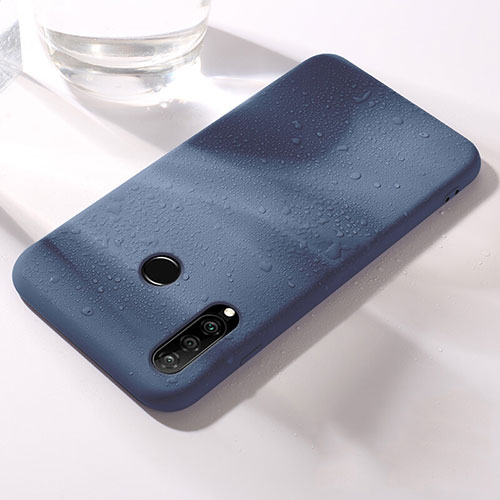Ultra-thin Silicone Gel Soft Case 360 Degrees Cover for Huawei Nova 4e Blue