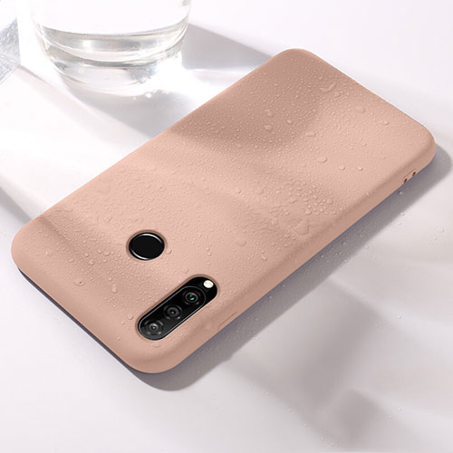 Ultra-thin Silicone Gel Soft Case 360 Degrees Cover for Huawei Nova 4e Rose Gold