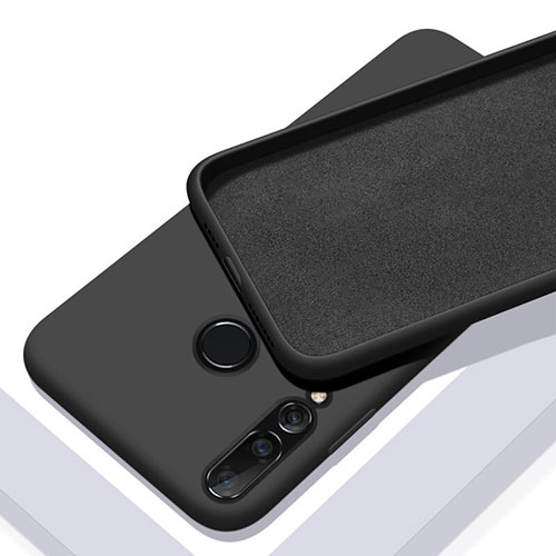 Ultra-thin Silicone Gel Soft Case 360 Degrees Cover for Huawei Nova 5i Black