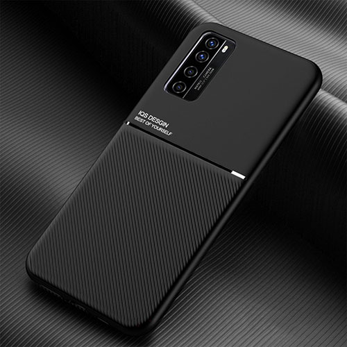 Ultra-thin Silicone Gel Soft Case 360 Degrees Cover for Huawei Nova 7 5G Black