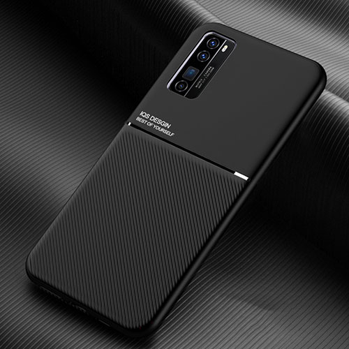 Ultra-thin Silicone Gel Soft Case 360 Degrees Cover for Huawei Nova 7 Pro 5G Black
