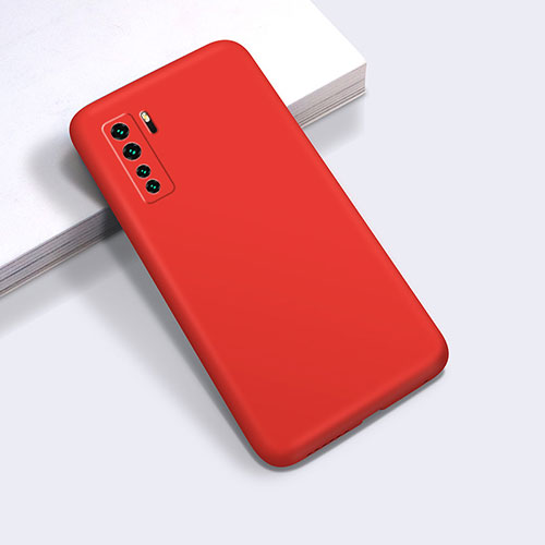Ultra-thin Silicone Gel Soft Case 360 Degrees Cover for Huawei Nova 7 SE 5G Red