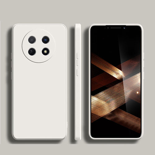 Ultra-thin Silicone Gel Soft Case 360 Degrees Cover for Huawei Nova Y91 White