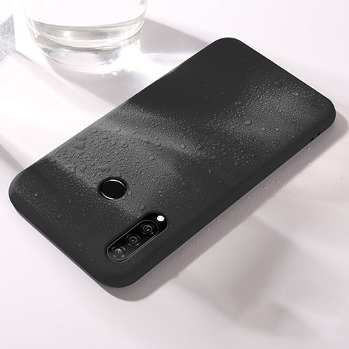 Ultra-thin Silicone Gel Soft Case 360 Degrees Cover for Huawei P30 Lite Black