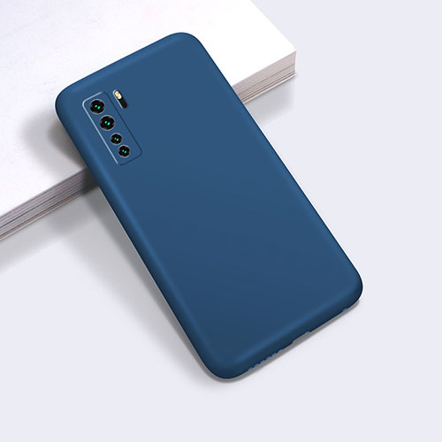 Ultra-thin Silicone Gel Soft Case 360 Degrees Cover for Huawei P40 Lite 5G Blue