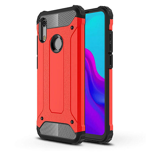 Ultra-thin Silicone Gel Soft Case 360 Degrees Cover for Huawei Y6 (2019) Red