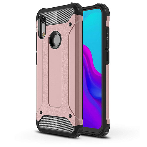 Ultra-thin Silicone Gel Soft Case 360 Degrees Cover for Huawei Y6s Rose Gold