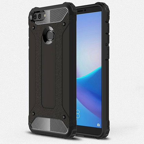 Ultra-thin Silicone Gel Soft Case 360 Degrees Cover for Huawei Y9 (2018) Black