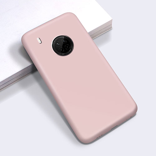Ultra-thin Silicone Gel Soft Case 360 Degrees Cover for Huawei Y9a Pink