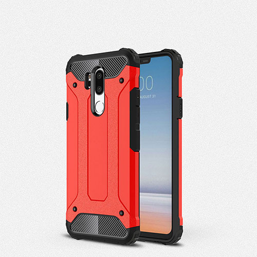 Ultra-thin Silicone Gel Soft Case 360 Degrees Cover for LG G7 Red