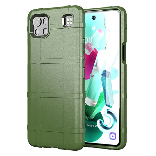 Ultra-thin Silicone Gel Soft Case 360 Degrees Cover for LG K92 5G Green