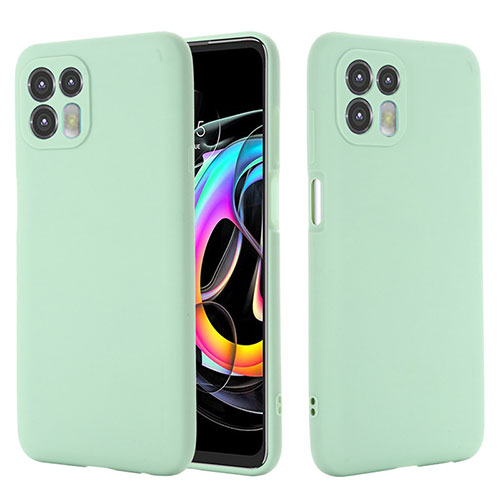 Ultra-thin Silicone Gel Soft Case 360 Degrees Cover for Motorola Moto Edge 20 Lite 5G Green