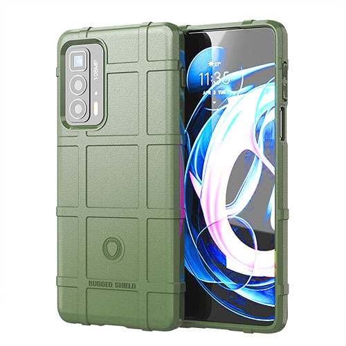 Ultra-thin Silicone Gel Soft Case 360 Degrees Cover for Motorola Moto Edge 20 Pro 5G Green