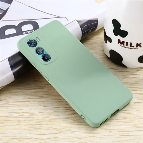 Ultra-thin Silicone Gel Soft Case 360 Degrees Cover for Motorola Moto Edge 30 5G Green