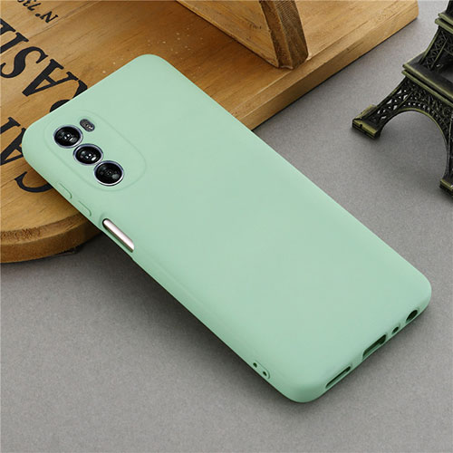 Ultra-thin Silicone Gel Soft Case 360 Degrees Cover for Motorola Moto G62 5G Green