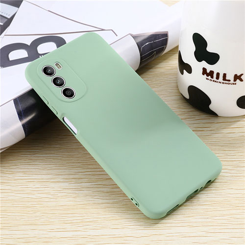 Ultra-thin Silicone Gel Soft Case 360 Degrees Cover for Motorola Moto G82 5G Green