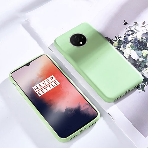 Ultra-thin Silicone Gel Soft Case 360 Degrees Cover for OnePlus 7T Green