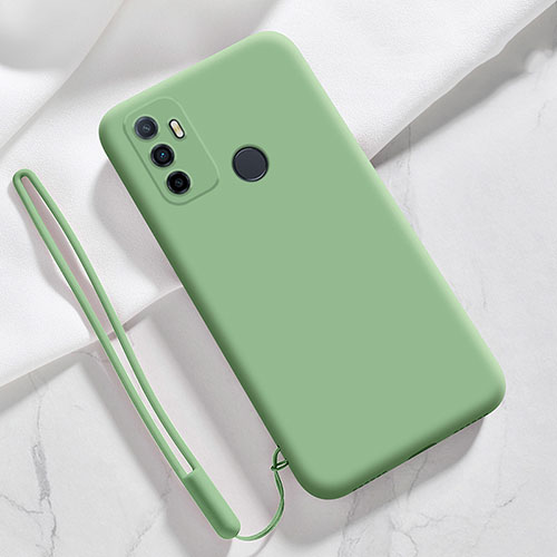 Ultra-thin Silicone Gel Soft Case 360 Degrees Cover for Oppo A32 Green