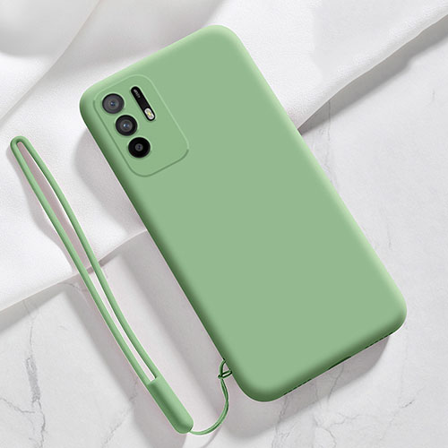 Ultra-thin Silicone Gel Soft Case 360 Degrees Cover for Oppo F19 Pro+ Plus 5G Green