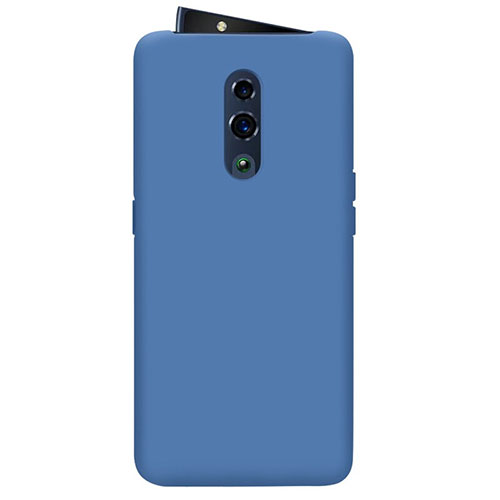 Ultra-thin Silicone Gel Soft Case 360 Degrees Cover for Oppo Reno Blue