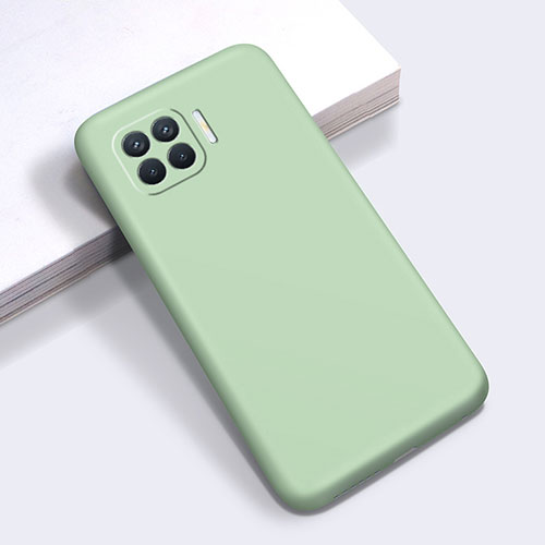 Ultra-thin Silicone Gel Soft Case 360 Degrees Cover for Oppo Reno4 F Green