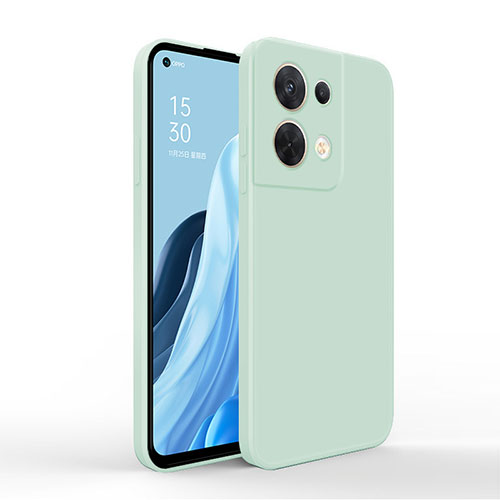 Ultra-thin Silicone Gel Soft Case 360 Degrees Cover for Oppo Reno8 Pro+ Plus 5G Matcha Green
