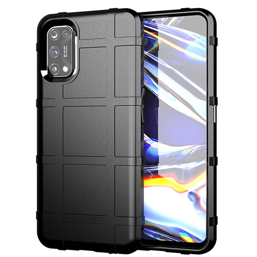 Ultra-thin Silicone Gel Soft Case 360 Degrees Cover for Realme 7 Pro Black