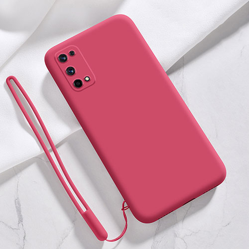 Ultra-thin Silicone Gel Soft Case 360 Degrees Cover for Realme Q2 Pro 5G Red Wine